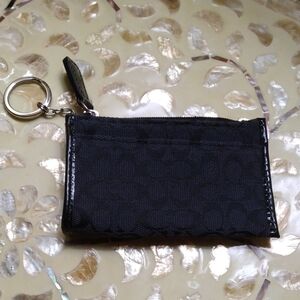Coach, small Black wallet/Card&key holder.